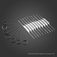 High quality stainless steel lock pick HONEST 17pcs Wave Brush Hook Picks Locksmith Tools Lock Pick Tools